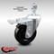 Service Caster 4 Inch SS Hard Rubber Swivel 1/2 Inch Threaded Stem Caster with Total Lock Brake SCC-SSTSTTL20S414-HRS-121315 - alternate 3
